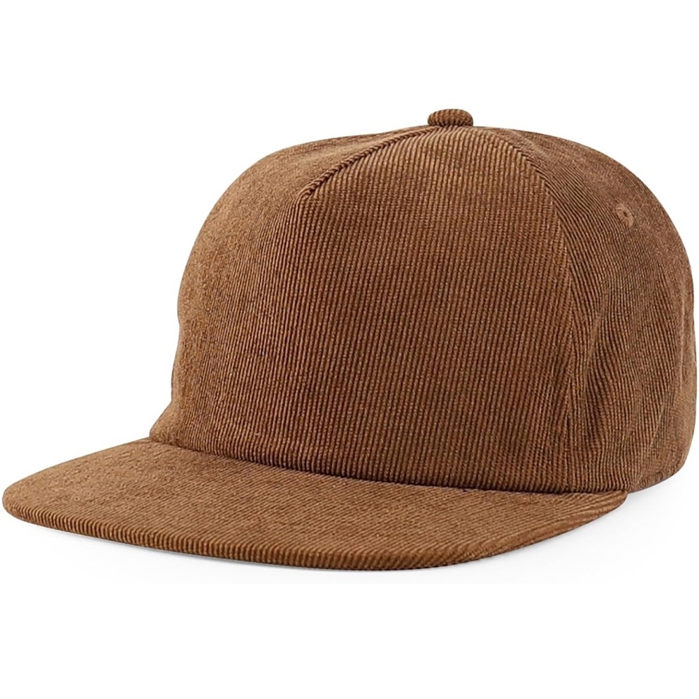Men's Brown Corduroy Cap